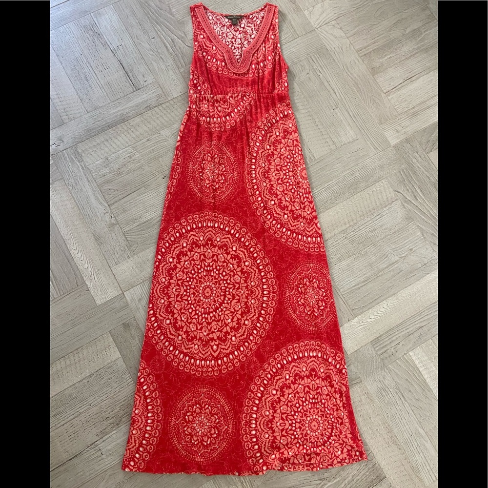 TOMMY BAHAMA CORAL, MAXI DRESS.  SIZE SMALL